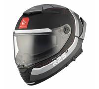 Casco integral mt thunder 4 sv r25 b2 negro-gris mate xs (doble pantalla - prepa