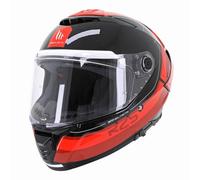 Casco integral MT Thunder 4 SV R25 B35 negro-rojo brillante XS (doble pantalla -