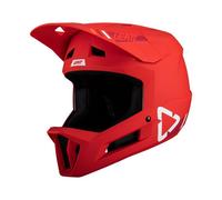 Casco Integral MTB Gravity 1.0 Rojo/Blanco LEATT Bicicleta