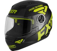 §Casco de Cross Niño FXR Nitro Core Negro-Hivis§