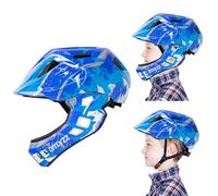 Casco Integral Niños Casco Bicicleta Niña Casco Bici con Mentonera Desmontable para MTB BMX Ciclismo Patines Scooter