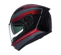 Casco Integral Nolan N60-6 ERMETICO 345 Nero / Rosso / Grigio