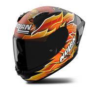Nolan Casco integral N60-6 Sport Replica Iannone 360 Talla S Mate Negro/Rojo/Naranja