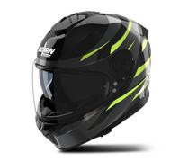 Nolan N80-8 Fervo Casco, negro-verde, tamaño 2XS para Hombres