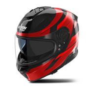 Nolan N80-8 Fervo Casco, negro-rojo, tamaño 2XL para Hombres