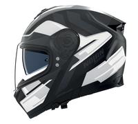 Nolan N80-8 Trittico 359, casco integral XL female Mate Negro/Gris Oscuro/Blanco