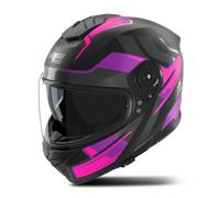 Nolan Casco integral N80-8 Trittico 358 Mujer M Mate Negro/Gris Oscuro/Lila/Fucsia