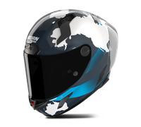 Nolan X-804 RS Ultra Carbon Checa 30th Anniversary, casco integr S female Azul Oscuro/Blanco/Azul Claro
