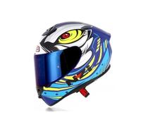 Casco Integral - NZI Trendy 3 Ocean Azul Blanco Mate ECE 22.06 T-M