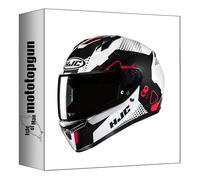 Casco Integral para Moto hjc c10 aspa mc1 Tamano s mototopgun 10170107