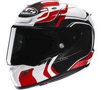 Casco integral para moto HJC RPHA 12 Lawin blanco-rojo-negro XL