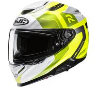 Casco integral para moto HJC RPHA 71 Cozad MC3HSF gris-negro-amarillo fluo 2XS