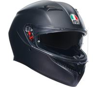 Casco integral para motocicleta AGV K3 negro mate. Homologado según la norma E22