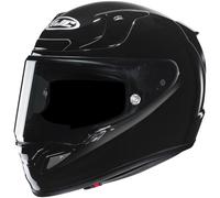 Casco integral para motocicleta HJC RPHA 12 Solid, color negro brillante S