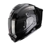 Casco integral para motocicleta SCORPION EXO-1500 CARBON AIR SOLID, color negro