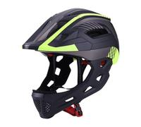 Casco Integral para niños - PC, Casco de Ciclismo Juvenil, Transpirable a Prueba de Golpes | Cascos Desmontables con Protector de Barbilla para Scooter Mountain Motocross Bike Safety Gear