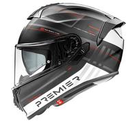 Premier Evoluzione SP, casco integral XS male Mate Negro/Blanco/Rojo