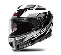 Schuberth S3 Storm Casco, negro-blanco-plata, tamaño S para Hombres
