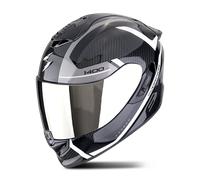 Casco Integral Scorpion EXO-1400 EVO II Carbon Air Negro/Plateado/BlancoM Negro,Plateado,Blanco