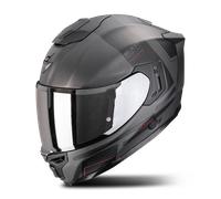 Scorpion Exo-1500 Air Dual Casco integral, negro-gris-rojo, tamaño S para Hombres