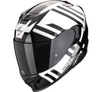 Casco integral SCORPION EXO-520 EVO AIR BANSHEE Blanco Perla-Negro