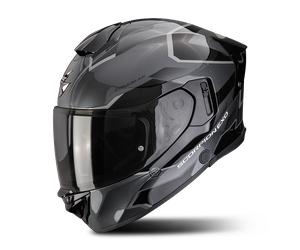 Casco Integral Scorpion EXO-530 Air Clip Plateado/NegroS Plateado,Negro