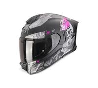 Casco Integral Scorpion EXO-530 Air Hadji Sport Touring con AirFit, Pinlock MaxVision y homologación ECE 22.06 - Gris, Negro, Rosa (S)