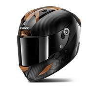 Shark Aeron Carbon Skin Casco, carbono-bronce, tamaño XS para Hombres