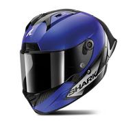 Shark Aeron-GP Blank SP, casco integral M male Azul/Gris Oscuro/Negro