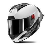 Shark Aeron-GP Blank SP, casco integral XXL male Blanco/Gris Oscuro/Negro