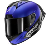 SHARK Cascos Aeron GP Blank SP Carbon / Blue / Anthracite XXL
