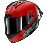 Casco Integral Shark AERON GP BLANK SP Carbon Red Anthracite