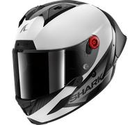 Casco Integral Shark AERON GP BLANK SP Carbon White Anthracite