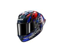 Casco Integral Shark AERON GP FIM RACING #1 REPLICA ZARCO VICTORY 2025 Carbon Blue Chrom S