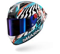 Casco Integral Shark AERON GP FIM RACING #2 SPEED-FANCY Carbon White Blue
