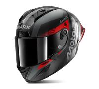 Casco Integral Shark AERON GP FIM RACING #2 MOTOGP Carbon Anthracite Red XS