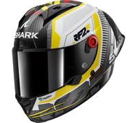 Casco Integral Shark AERON GP REPLICA RAUL FERNANDEZ Carbon White Yellow