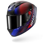 Casco Integral Shark AERON SPEED-TECH Mat Carbon Blue Red
