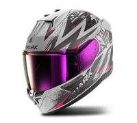 Casco Integral Shark D-Skwal 3 Blast R Mat Plateado/Violeta/NegroM Plateado,Violeta,Negro