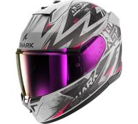 Casco Integral Shark D-SKWAL 3 BLAST-R Mat Silver Violet Black