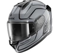 Shark D-Skwal 3 Drone Casco, negro-plata, tamaño XL para Hombres