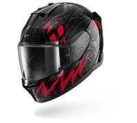 Shark D-Skwal 3 Shiever, casco integral S female Negro/Gris/Rojo