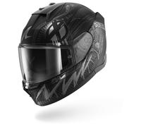 SHARK Casco Integral D-Skwal 3 Shiever Negro/Antracita/Plateado Talla S para hombre