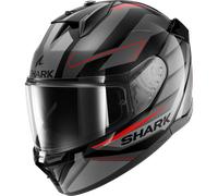 Casco Integral Shark D-SKWAL 3 SIZLER Black Anthracite Red