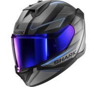 Casco Integral Shark D-SKWAL 3 SIZLER Mat Black Anthracite Blue