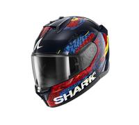 Shark D-Skwal 3 Speed-Vib, casco integral XXL female Negro/Rojo/Azul