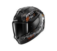 Shark Ridill 2 Molokai, casco integral XS male Negro/Plata/Naranja