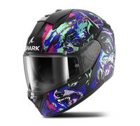 Shark Ridill 2 Raging Beast Casco, negro-rosa-verde-azul, tamaño XL para Hombres