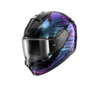 SHARK, Casco Moto Integral RIDILL 2 REPTAIA Black Violet Glitter KVX, XS