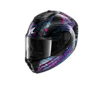 Casco Integral Shark SPARTAN RS FIBRE SPARTAN RS REPTAIA Black Blue Glitter